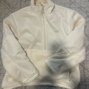 SKIMS Cream Half-Zip Sweater
